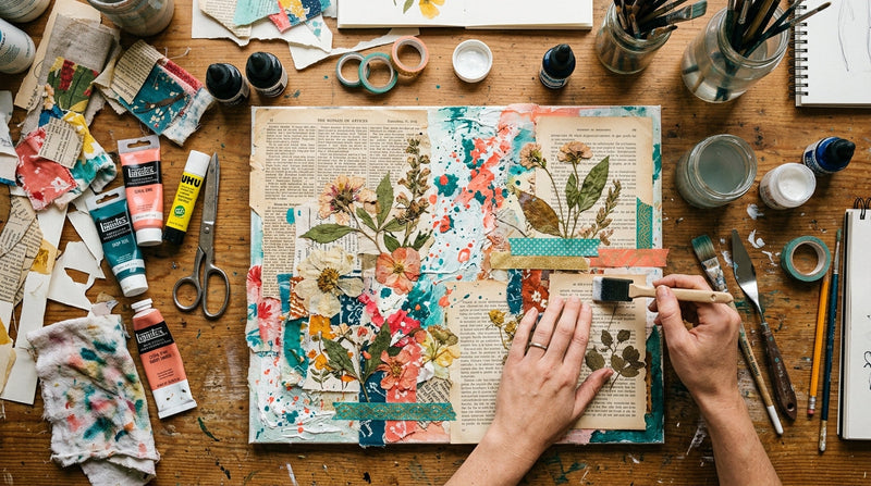 10 motivi per cui dovresti iniziare con la tecnica Mixed Media
