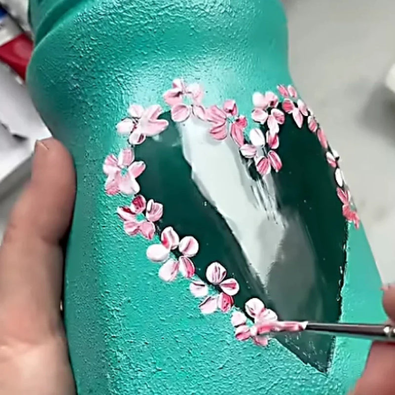 Come dipingere su vetro con i colori acrilici? (Trasforma oggetti in vetro passo dopo passo!)