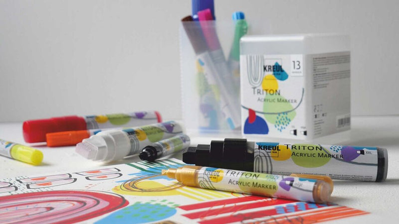 Dallo schizzo alla pittura: i marker acrilici KREUL Triton tengono il tuo passo