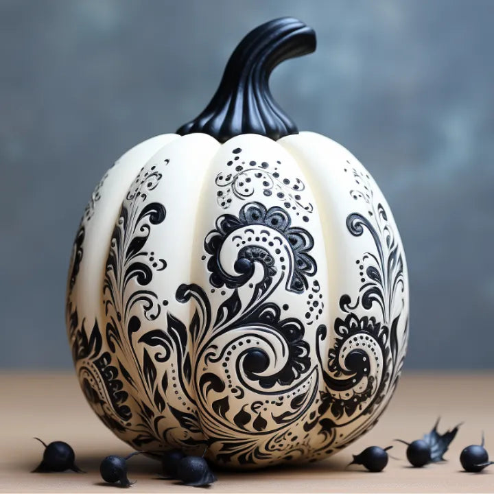 Kako poslikati bučo s tehniko Zentangle?