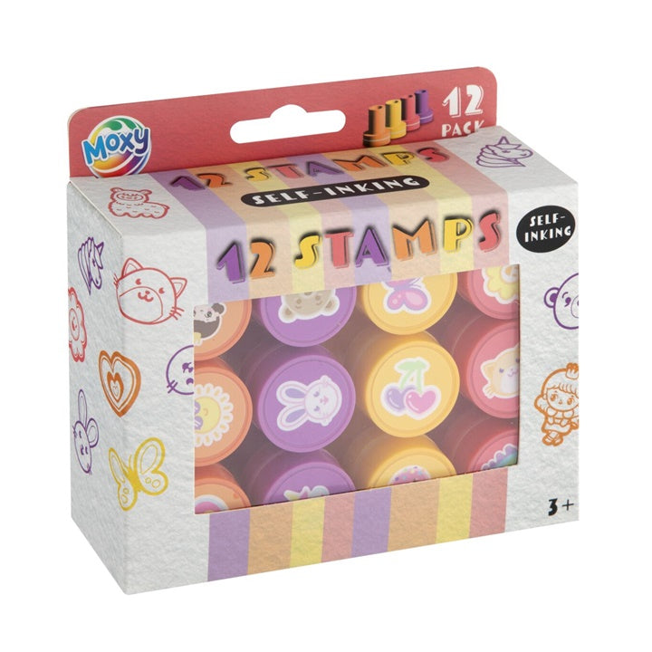 12 selbstfärbende Stempel | verschiedene Designs — Bild 3