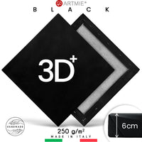 3D+ Čierne maliarske plátno na ráme PROFI | rôzne rozmery — obrázok 7