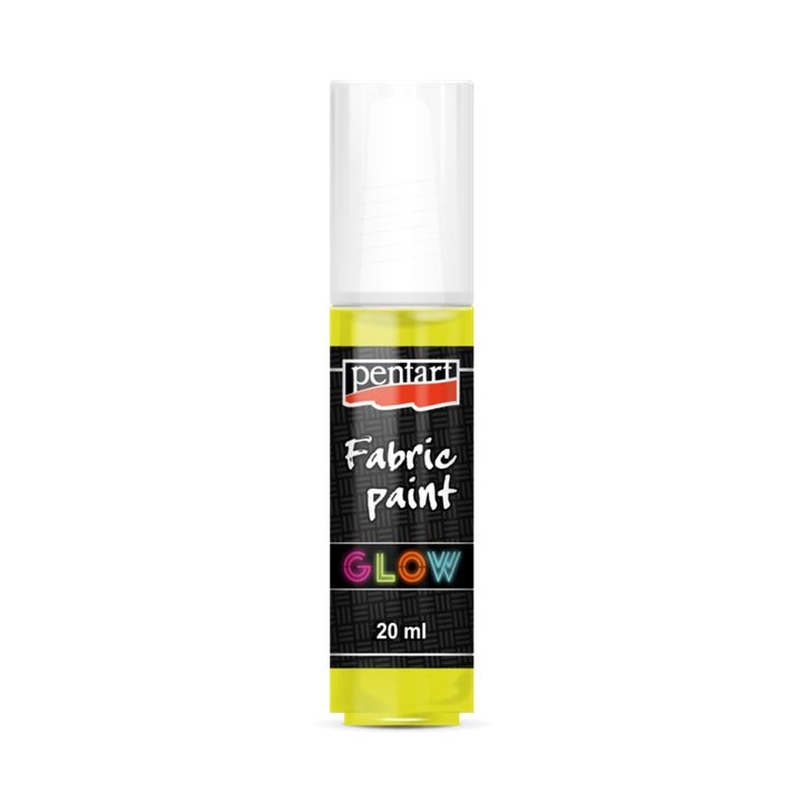 3D svetleča tekstilna barva Pentart | različni odtenki – pogled 4