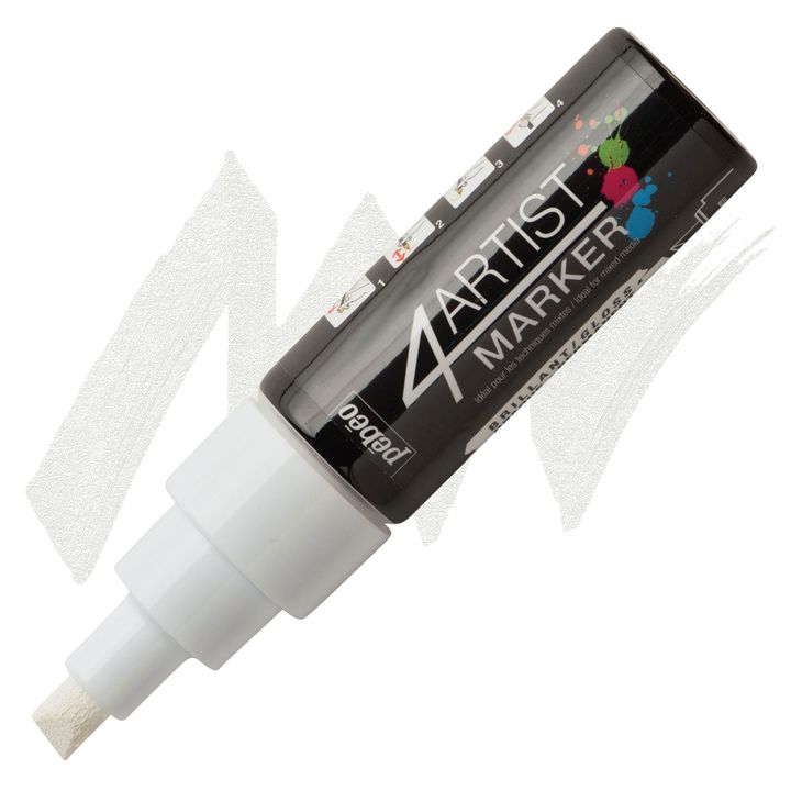 4ARTIST MARKER Pébéo auf Ölbasis 8 mm | verschiedene Farbtöne | weiß