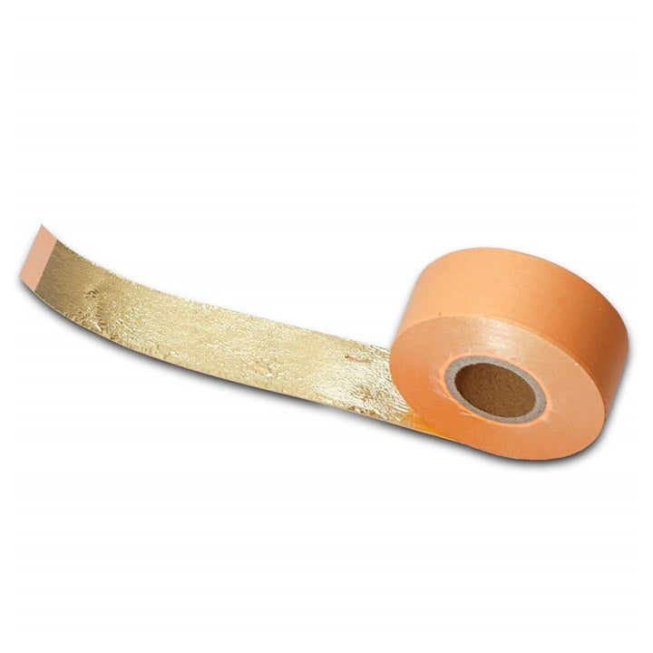 Gold-Metallic-Scheiben auf Rolle 2,5 cm x 50 m | ARTMIE