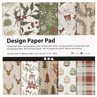 Χαρτί για scrapbooking Christmas 15,2 x 15,2 cm - 50 φύλλα