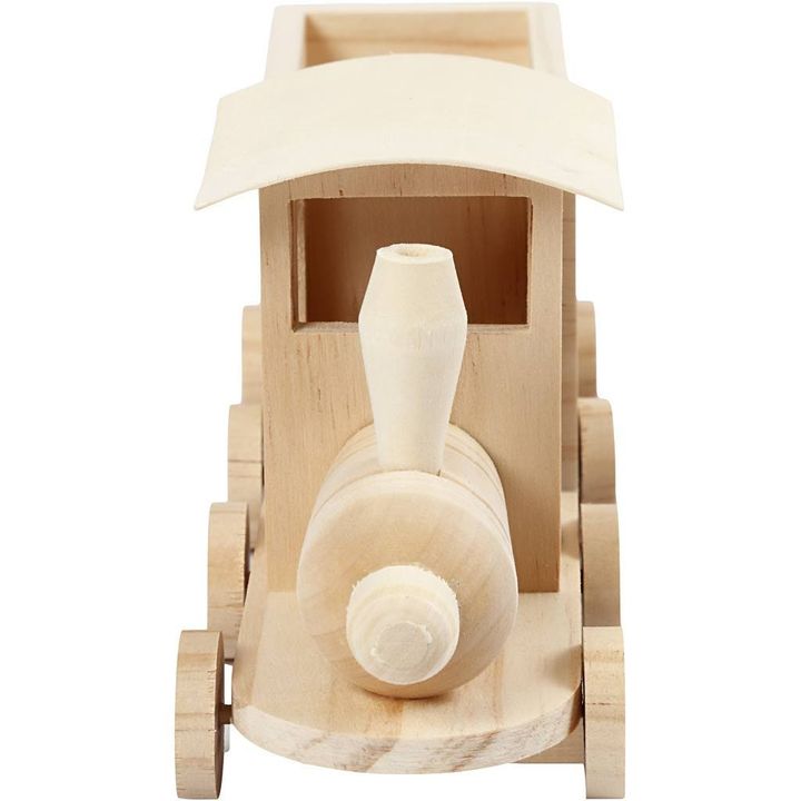 Ξύλινο τρένο για διακόσμηση 22 cm