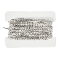 Catena placcata argento 2 mm x 20 m