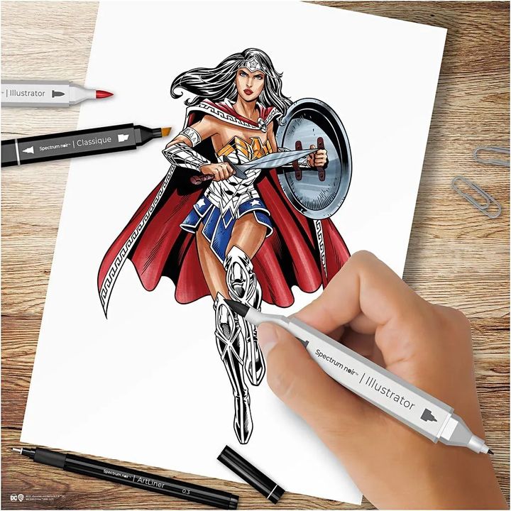 Κιτ τέχνης εικονογράφησης WONDER WOMAN