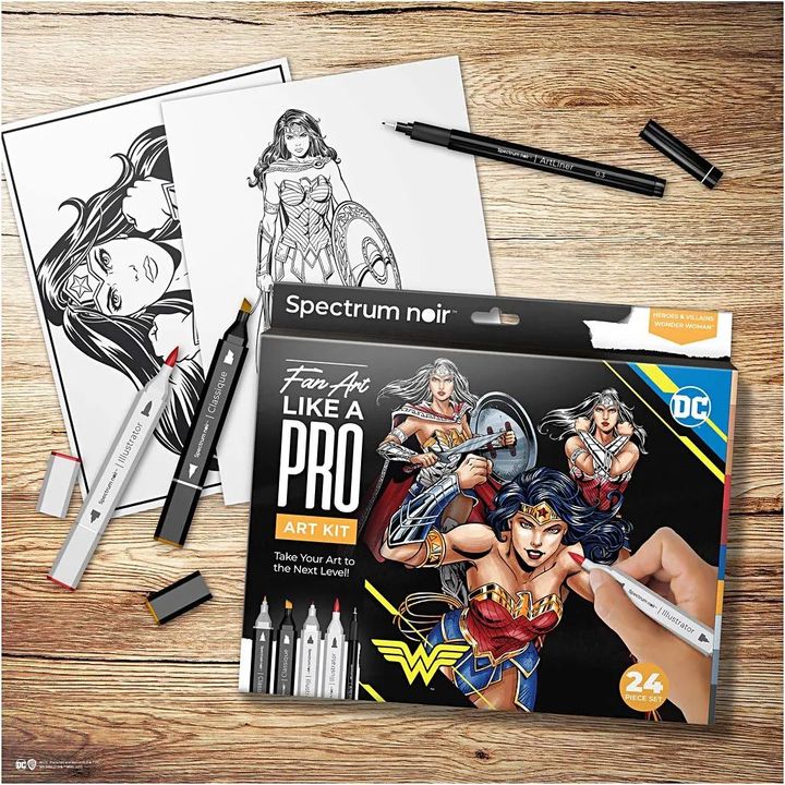 Κιτ τέχνης εικονογράφησης WONDER WOMAN