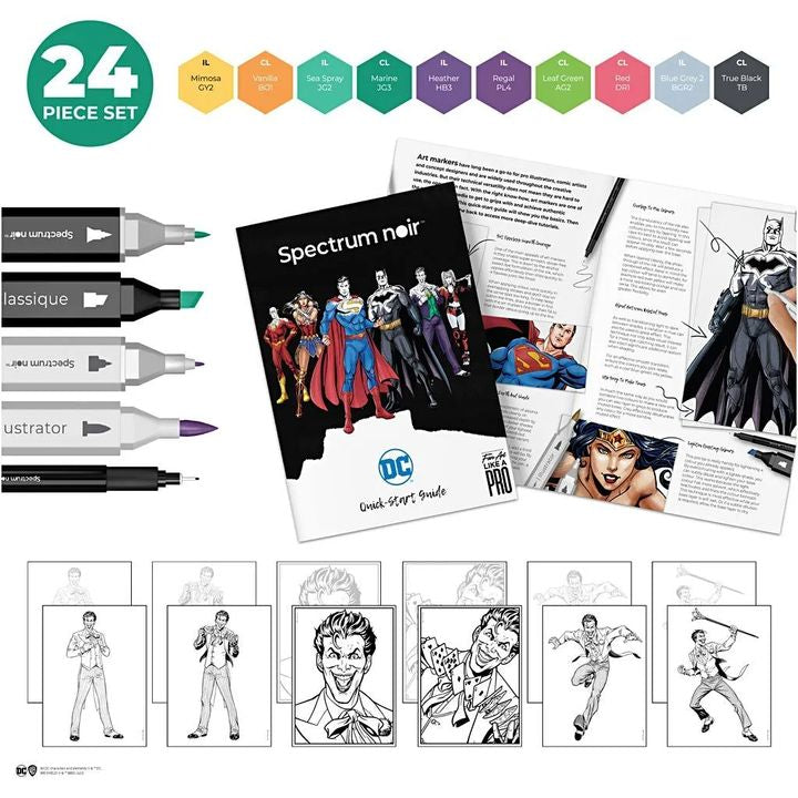 Κιτ τέχνης εικονογράφησης HEROES AND VILLAINS : THE JOKER