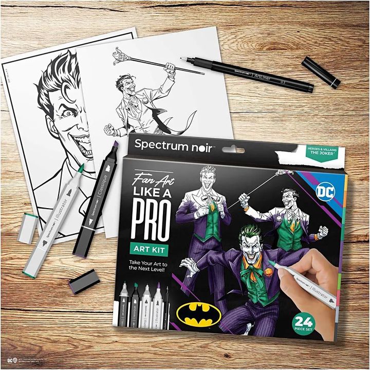 Κιτ τέχνης εικονογράφησης HEROES AND VILLAINS : THE JOKER