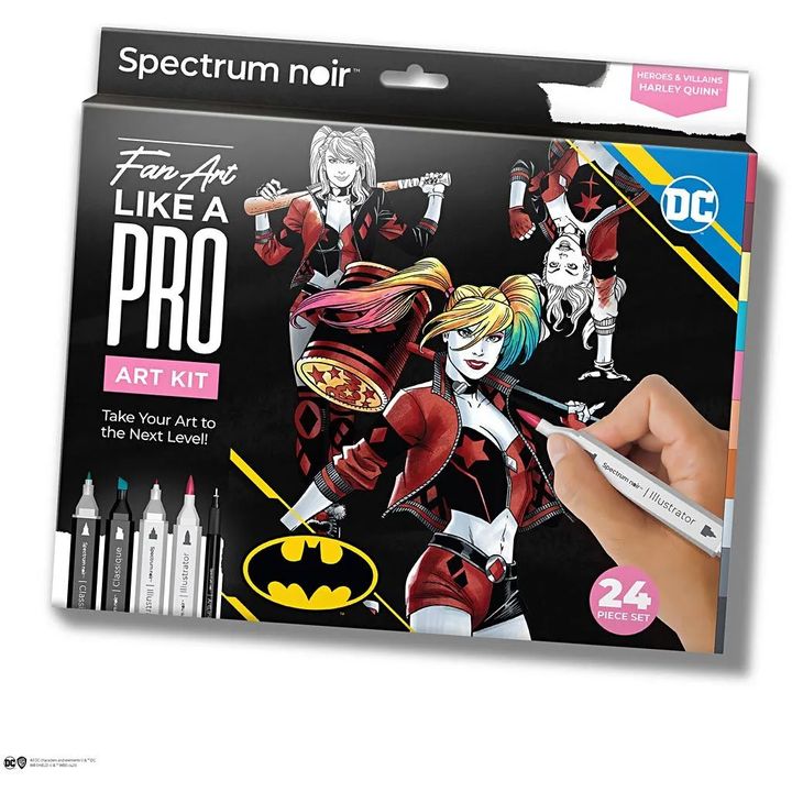 Κιτ τέχνης εικονογράφησης HARLEY QUINN