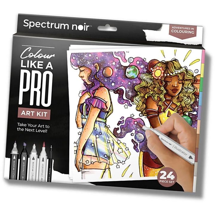 Kit artistico per l'illustrazione ADVENTURES IN COLOURING