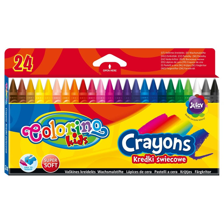 Runde Colorino Buntstifte 24 Stück | ARTMIE
