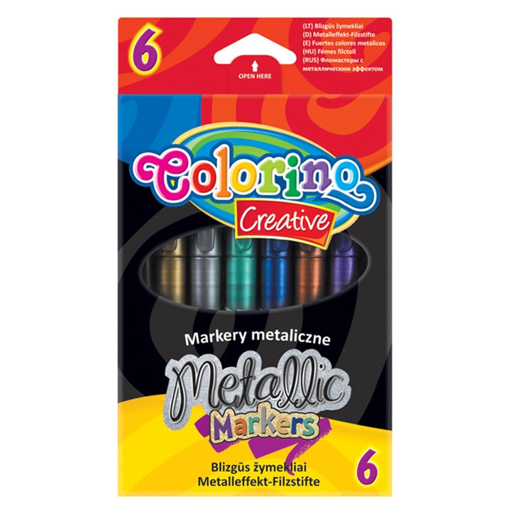 Metallic-Marker Colorino 6 Stück | ARTMIE