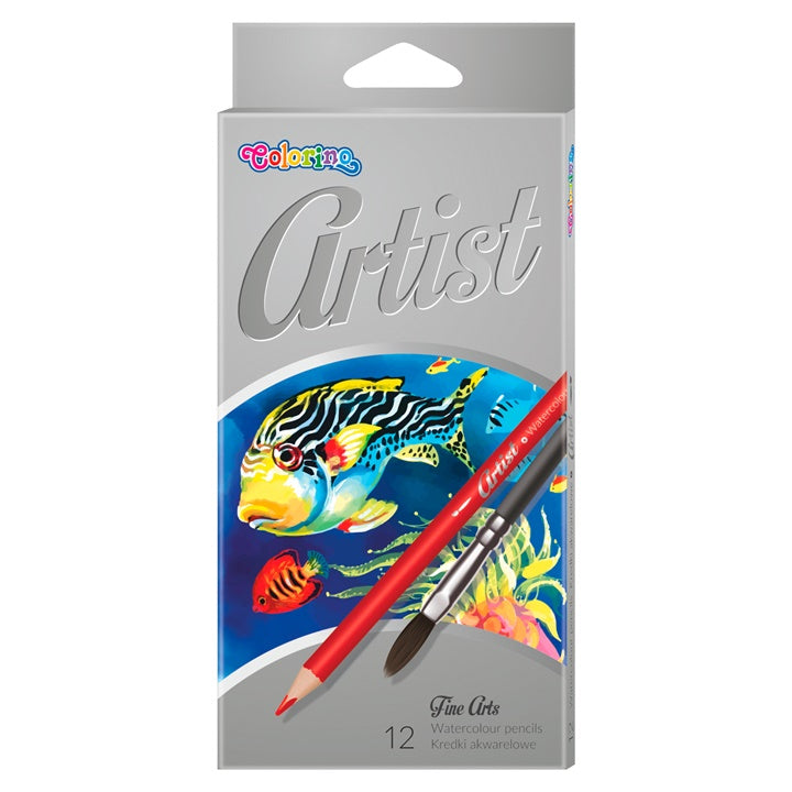 Colorino Artist Μολύβια ακουαρέλας με πινέλο σετ