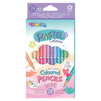 Μολύβια Pastel Colorino διπλής όψης