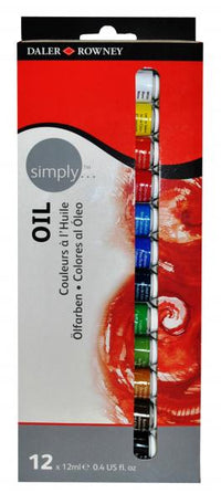 Daler- Rowney - SIMPLY Σετ λαδια 12 x 12ml