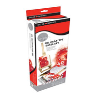 Креативен маслен комплект със статив Daler-Rowney Simply - 40 части