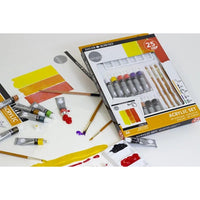 Σετ ακρυλικών Daler Rowney με αξεσουάρ 25 τεμ.