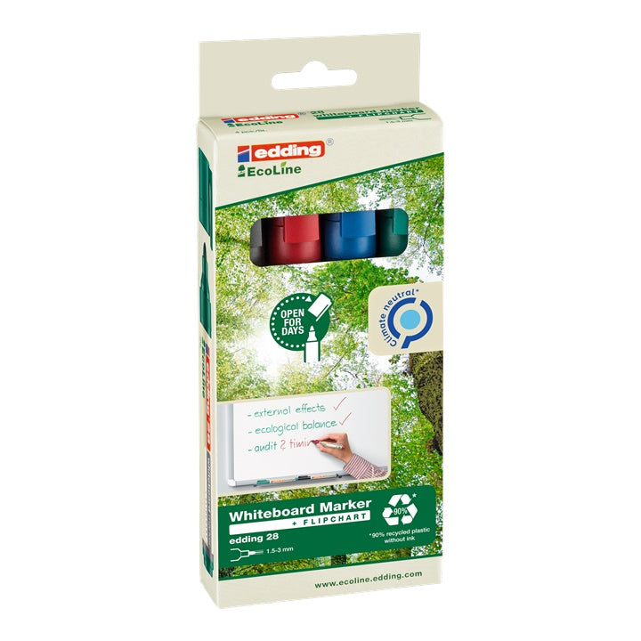 Satz Whiteboard-Marker ECOLINE EDDING28 4 Stück | ARTMIE