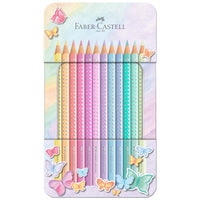Matite colorate pastello Faber Castell Sparkle 12 pz