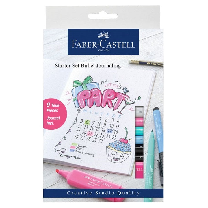Καλλιγραφικά στυλά Faber-Castell Pitt / σετ για αρχάριους με τετράδιο