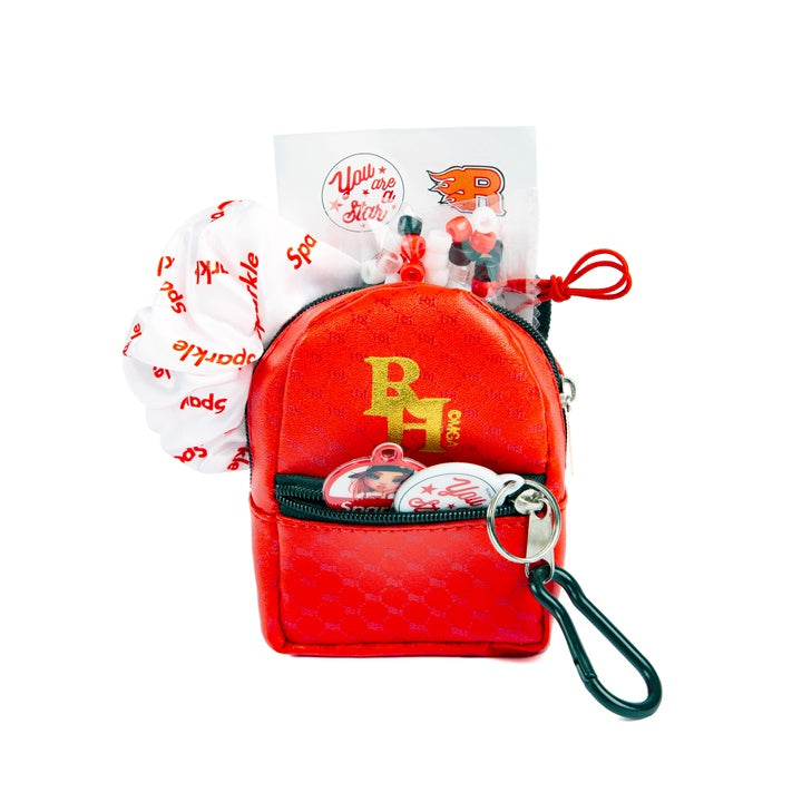 Мини раница с аксесоари RAINBOW HIGH червена
