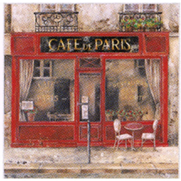 Χαροτοπετσετες για ΝΤΕΚΟΥΠΑΖ - Cafe de Paris - 1 τεμ