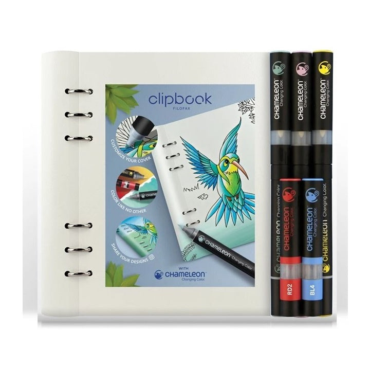 Chameleon στυλά με τετράδιο Filofax- σετ 6 τεμαχίων