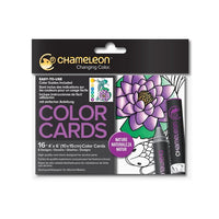 Карти за оцветяване Chameleon Nature - 16 броя