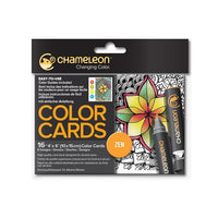 Карти за оцветяване Chameleon Zen - 16 броя