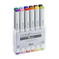 Флумастери COPIC Sketch - комплект от 12 броя