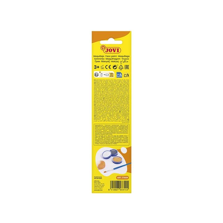 Комплект за боядисване на лице Animal с аксесоари 3 x 8 ml