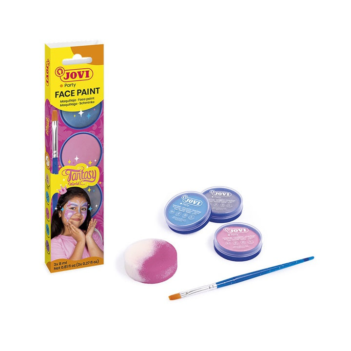 Gesichtsbemalungsset Fantasy mit Zubehör 3 x 8 ml | ARTMIE