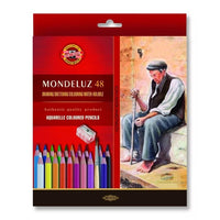 Моливи за акварел Mondeluz / 48 бр.