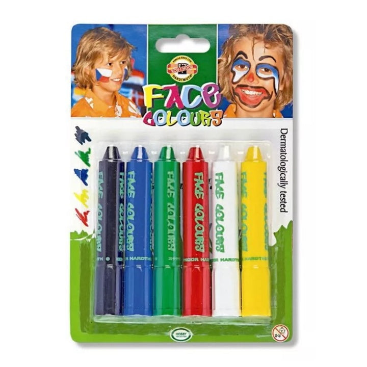 KOH-I-NOOR Gesichtsmalfarben - 6er-Set | ARTMIE