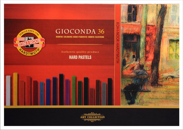 Σκληρα λαδοπαστελ GIOCONDA - 36 τεμαχια σετ