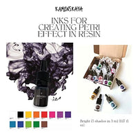 Мини комплект PETRI INKS KAMENSKAYA за смола 13 x 5 ml