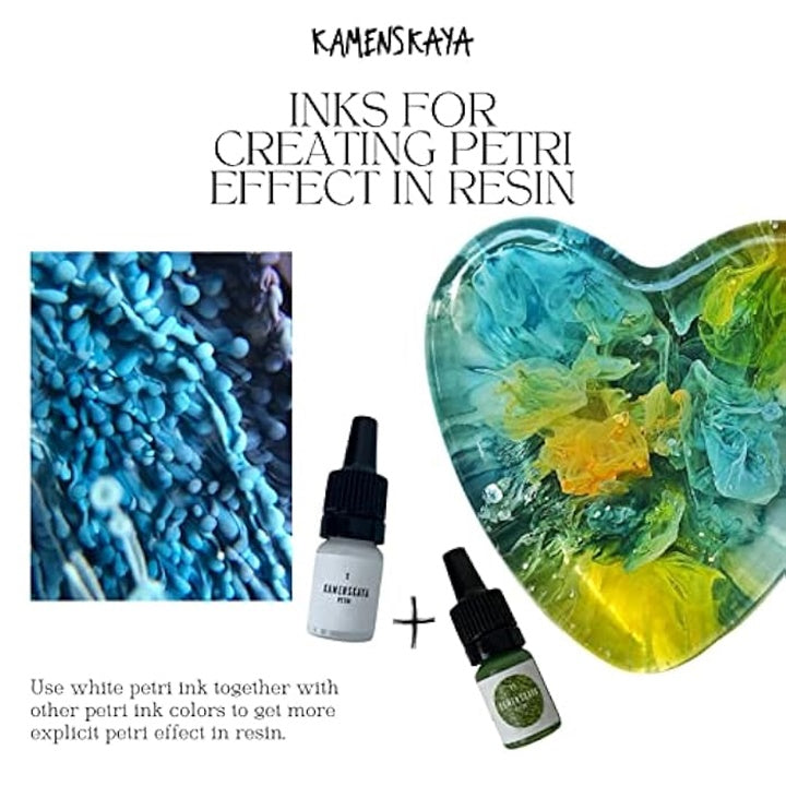 Мини комплект PETRI INKS KAMENSKAYA за смола 13 x 5 ml