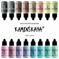 Set di inchiostri alcolici NUDE KAMENSKAYA 16 x 15 ml