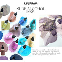 Set di inchiostri alcolici NUDE KAMENSKAYA 16 x 15 ml