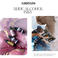 Комплект алкохолни мастила NUDE KAMENSKAYA 16 x 15 ml