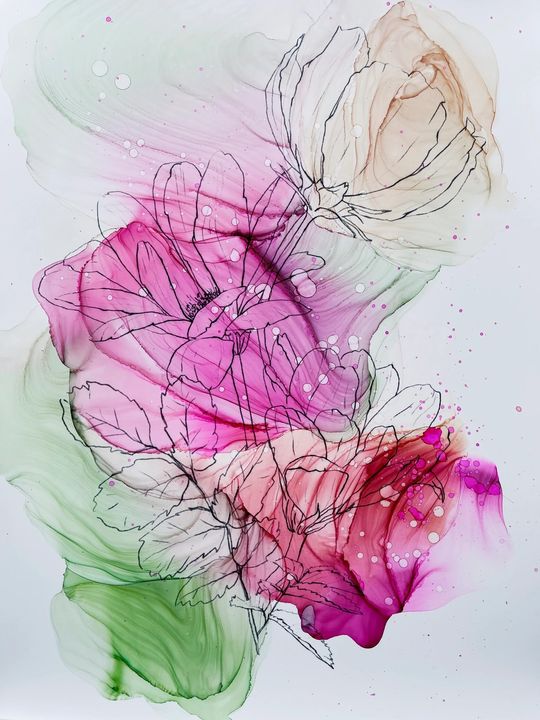 Комплект мастило KAMENSKAYA 'SUMMER FLOWERS'