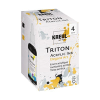 Акрилно мастило KREUL 50 ml - комплект 4 бр.