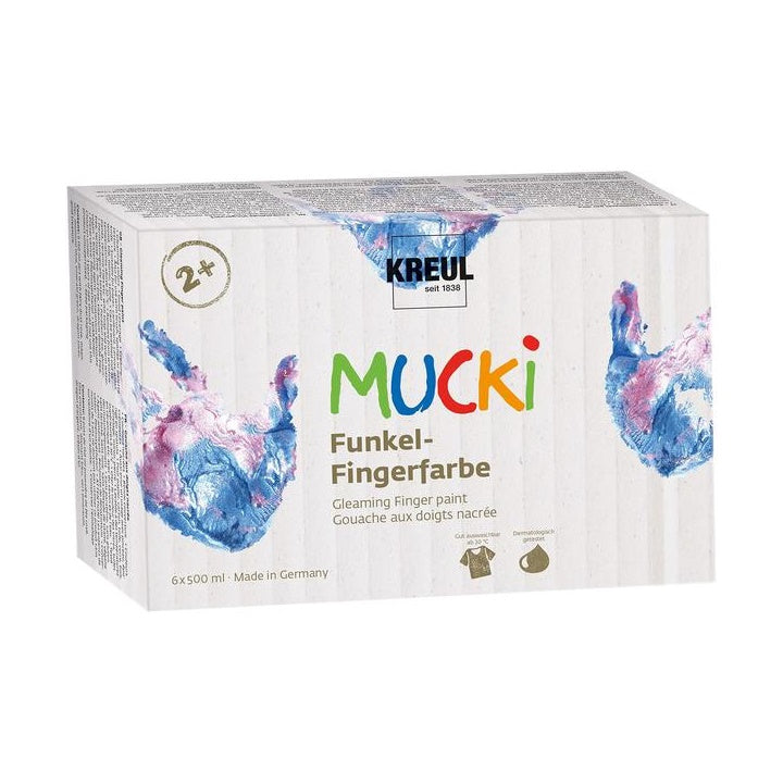 Colori a dita lucidi per bambini MUCKI