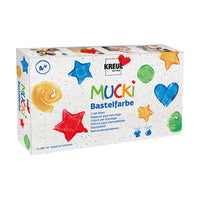 Σετ παιδικα χομπι χρωματα MUCKI 6 x 80 ml