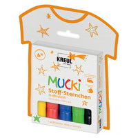Флумастери за текстил Звезди MUCKI KREAUL 5 kom