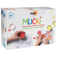 Бои за рисуване с пръсти MUCKI - Рисуваме - смесваме